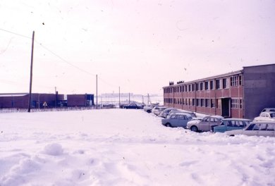 Sous la neige Hiver 1967/68 (photo Jocelyn Nourtier)